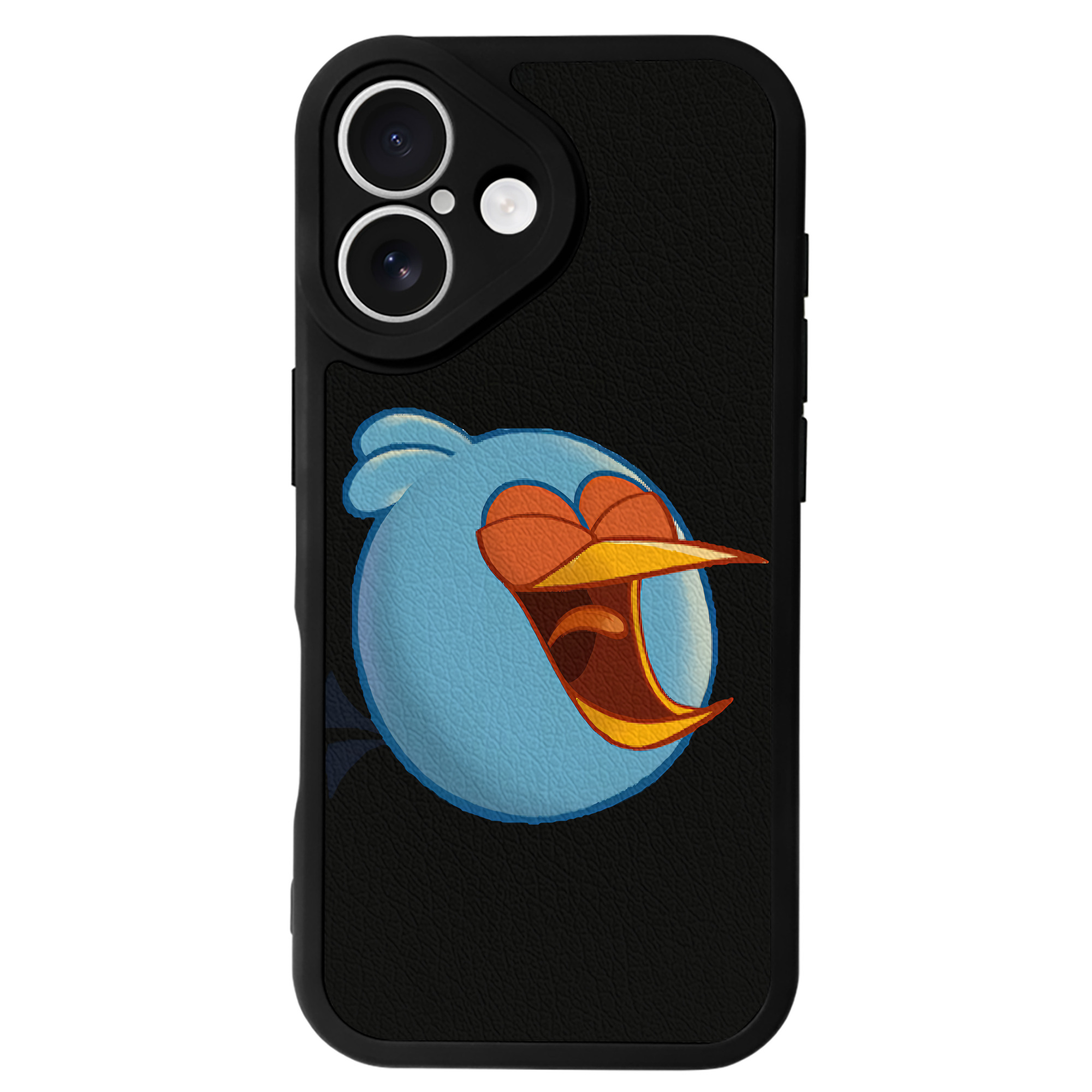 （画像用） Angry Birds アングリーバード 【iPhone 16シリーズ対応】シリコンスマホケース（レザー調） 材質：シリコン